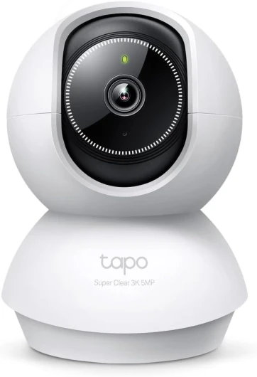 3K(5MP) Caméra de Surveillance WiFi intérieure 360°, détection IA, Suivi Intelligent Sirène, Vision Nocturne, Audio bidirectionnel, Mode Privé, Compatible avec Alexa pour Bébé/Animaux C230 3K 5MP