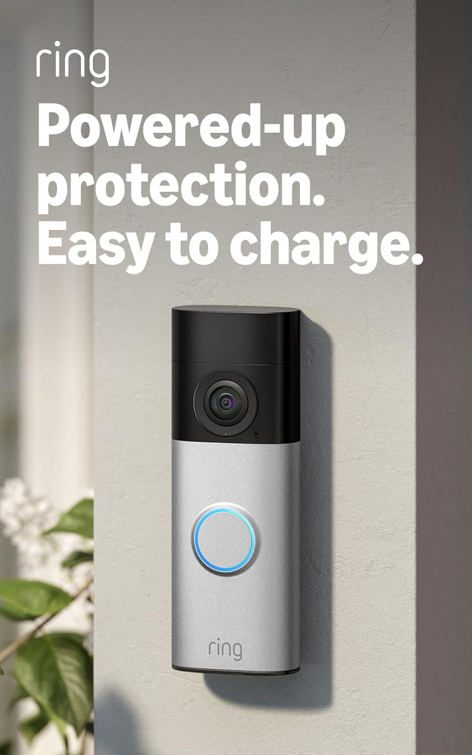 Ring Battery Video Doorbell Plus (newest gen) - DIY Wireless Video Doorbell Camera - Retinal 2K - 6x Zoom - Easy to install - Quick Release Battery Pack - 30-day free trial of Ring Subscription Plan