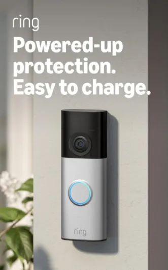 Ring Battery Video Doorbell Plus (newest gen) - DIY Wireless Video Doorbell Camera - Retinal 2K - 6x Zoom - Easy to install - Quick Release Battery Pack - 30-day free trial of Ring Subscription Plan
