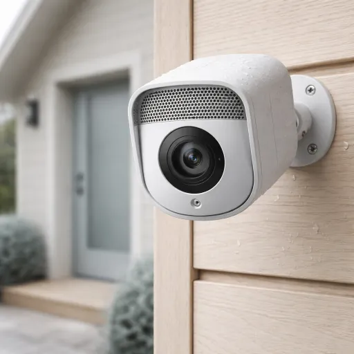 Caméra extérieure connectée avec sirène intégrée : la nouvelle sentinelle de votre maison