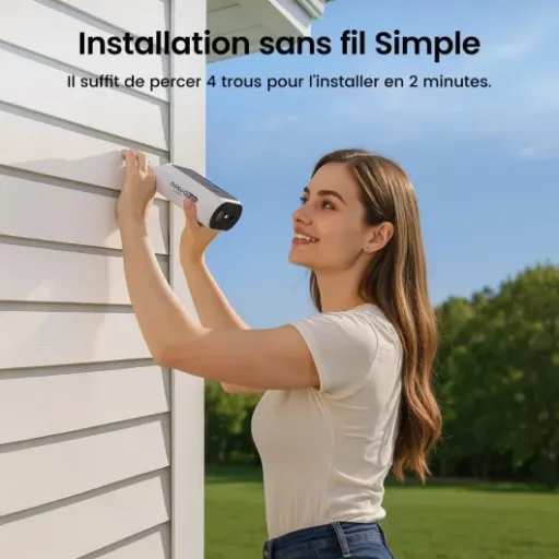 Test aosu 2K Caméra Surveillance Extérieure Base + 2 Cam : le kit solaire qui fait le job sans abonnement