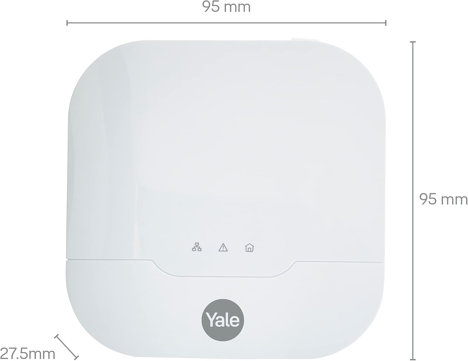 Yale IA-320 Sync Smart Home Alarm 6 piece kit - Includes Sync Alarm Hub, External Siren, 1x Door/Window Contacts, 2x PIR Motion Detector, Keypad - Works with Alexa, Google Assistant & Philips Hue IA 320 - 6 piece
