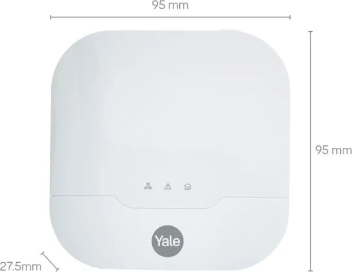 Yale IA-320 Sync Smart Home Alarm 6 piece kit - Includes Sync Alarm Hub, External Siren, 1x Door/Window Contacts, 2x PIR Motion Detector, Keypad - Works with Alexa, Google Assistant & Philips Hue IA 320 - 6 piece