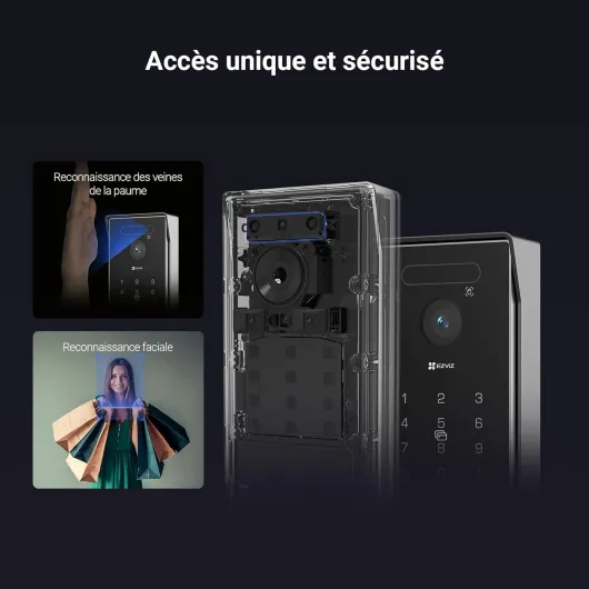 4K Visiophone Connecté Interphone Vidéo, 8 Pouces Moniteur Tactile, Reconnaissance Paume/Visage, Unlock à Distance, 2 Fils, Détection Humaine, Option RFID, Étanche, WiFi bi-Bande, HP7 Pro