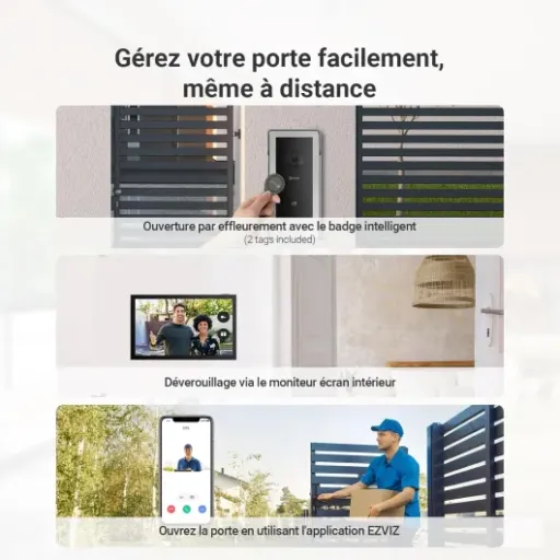 Test EZVIZ CP5 : le visiophone connecté qui fait le job sans exploser le budget