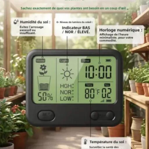 Test Humidimètre sans Fil 3-en-1 : enfin arrêter d’arroser au pif dans le jardin