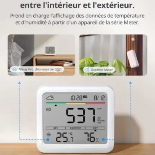 Test SwitchBot Détecteur de CO2 Bluetooth : le petit moniteur d’air qui fait le job sans prise de tête