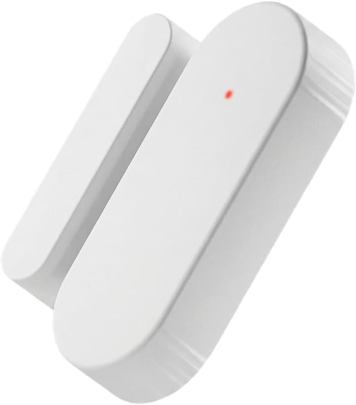 Détecteur d’Ouverture de Porte et fenêtre sans Fil HXA-CD100 – Capteur magnétique pour Alarme Maison HUXGO – Contact magnétique sans Fil Capteur D’ouverture Hxa-cd100