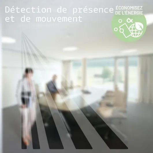 Theben 1010505 theLuxa S180 WH - Détecteur de Mouvement (PIR) - pour l'extérieur - Couverture Angulaire 180° - Blanc