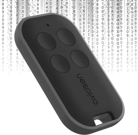 Télécommande, Motorisation Portail et Porte de Garage, 4 Boutons, Fréquence 433.92 MHz, Sécurité Rolling Code, Portée 80m, Compatible Extel, Thomson, Astrell, Pile CR2032 Incluse 1 paquet
