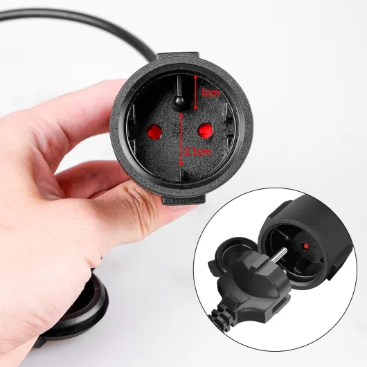 Variateur de guirlande lumineuse LED 750 W avec télécommande, AC 220-240 V - Interrupteur plug-in - Prise variateur pour bandes lumineuses et lampes à intensité variable - Télécommande à 23 touches +