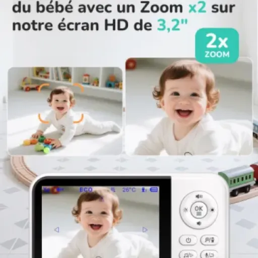 Test GHB Babyphone Caméra 3,2'' : le babyphone simple qui fait le job sans appli ni Wi-Fi