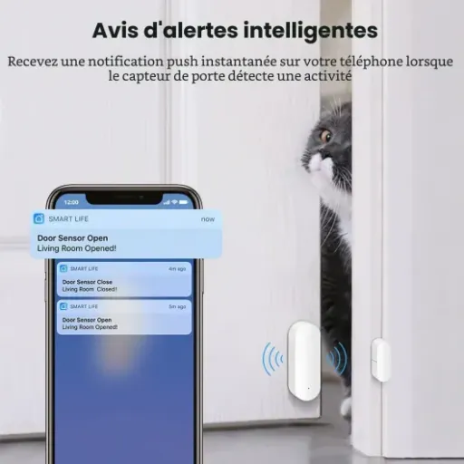Test capteur de porte WiFi SENCKIT : un petit détecteur simple pour sécuriser portes et fenêtres sans se prendre la tête