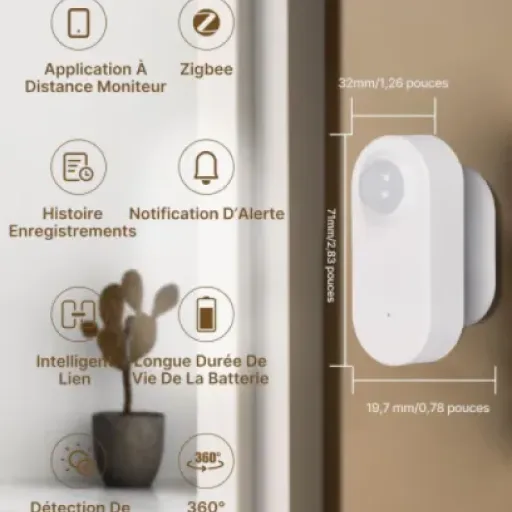 Test MOES Zigbee Capteur de Mouvement : petit détecteur pas cher qui fait le job (avec quelques limites)