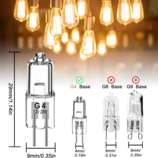 Test Jewan Ampoule Halogène G4 20W : des petites ampoules basiques qui font le job pour pas cher
