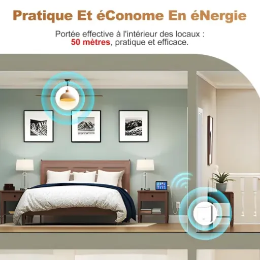 Test Interrupteur Sans Fil 433Mhz Ghekkli : le va-et-vient sans tirer un seul câble