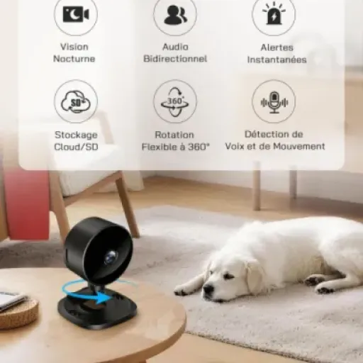 Test WOLFANG WS01 : la petite caméra WiFi qui fait le job sans abonnement obligatoire