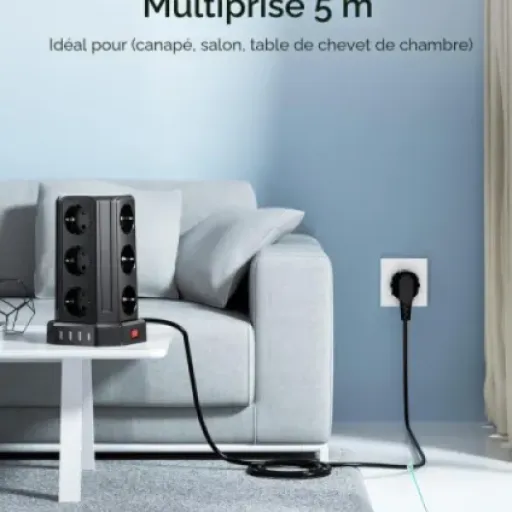 Test Sameriver Multiprise Tour 5M : la multiprise qui remet un peu d’ordre dans les câbles