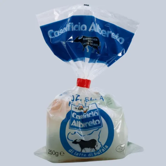 Mozzarella de bufflonne artisanale sicilienne 500 g – Bocconcini de lait frais de bufflonne, goût authentique et crémeux – Produit laitier sicilien Trésors de Sicile