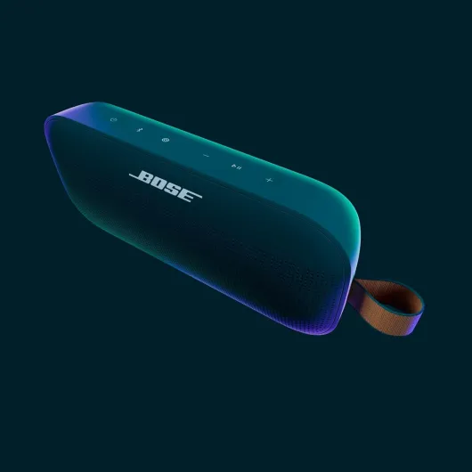 SoundLink Flex (2e gén) Enceinte Bluetooth, Enceinte d’extérieur Ultra-Portable avec Son Haute fidélité, 12h d’autonomie, Enceinte résistante étanche à l’Eau et à la poussière, Bleu crépuscule Twilight Blue Avec microphone
