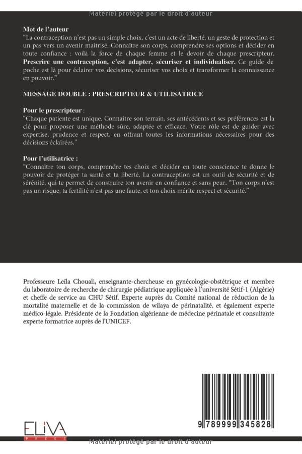 Contraception en Pratique Clinique - Guide Décisionnel en Toutes Situations: Choisir Juste – Prescrire Sûr – Adapter au Risque