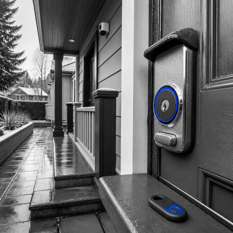 Serrure connectée pour porte d'entrée : résistance au froid, à la pluie et au crochetage en conditions réelles